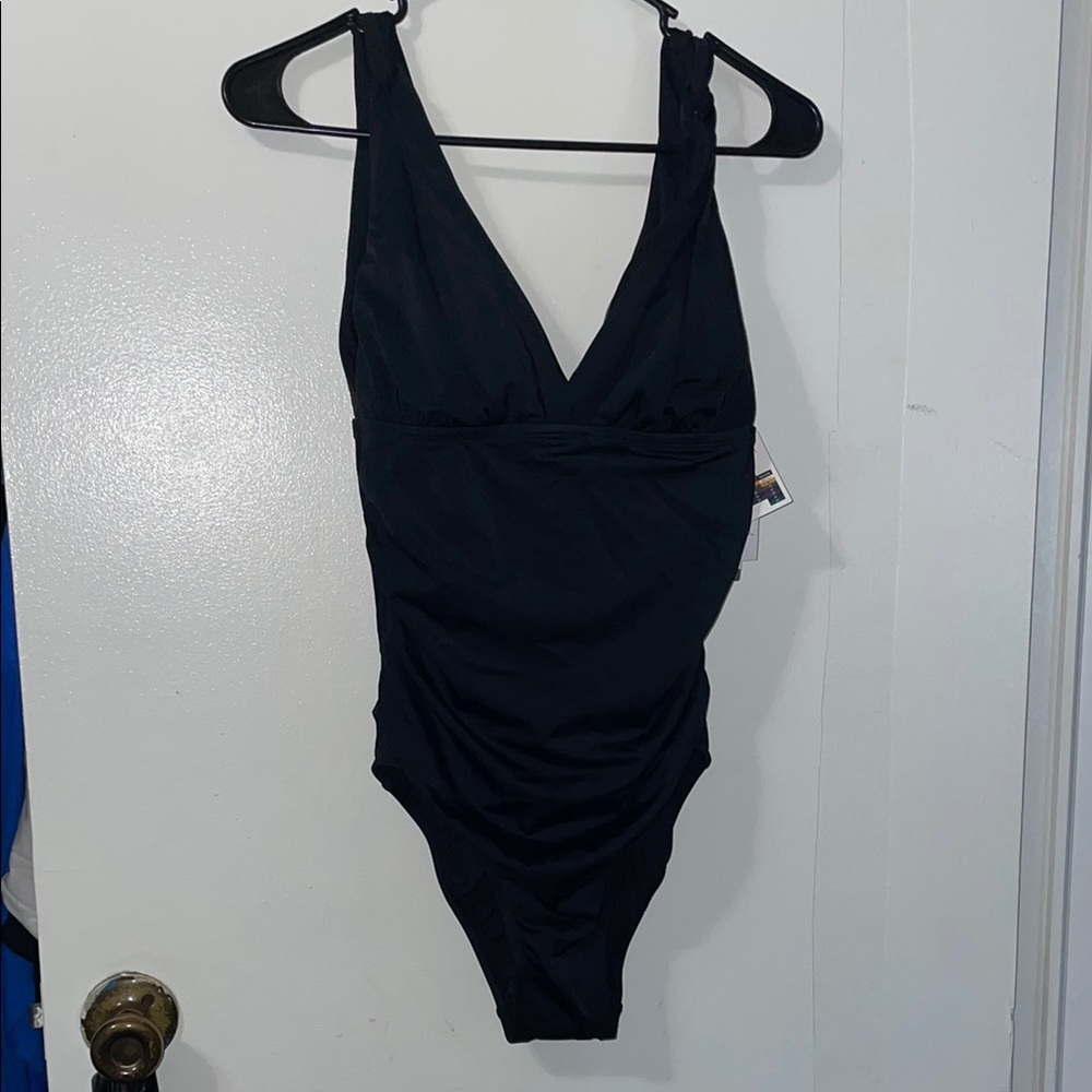 Adult Black One Piece Swimsuit